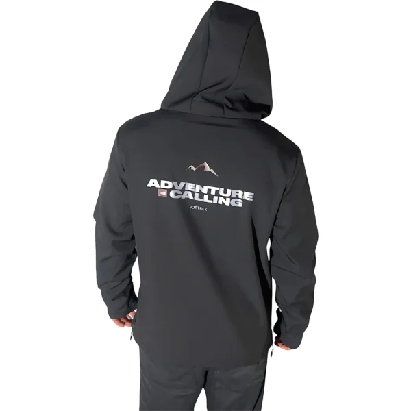 Anorak Vortrek Shelltrek Adventure Color Negro - Imagen 4