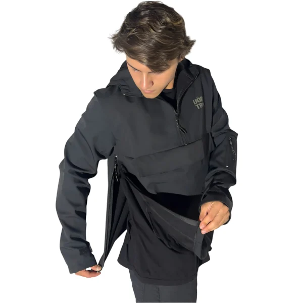 Anorak Vortrek Shelltrek Camp Color Negro - Imagen 3