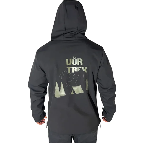 Anorak Vortrek Shelltrek Camp Color Negro - Imagen 4