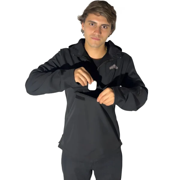 Anorak Vortrek Shelltrek Glasses Color Negro - Imagen 2