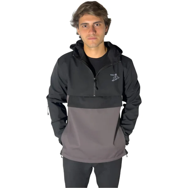 Anorak Vortrek Shelltrek Snow Color Negro - Imagen 6