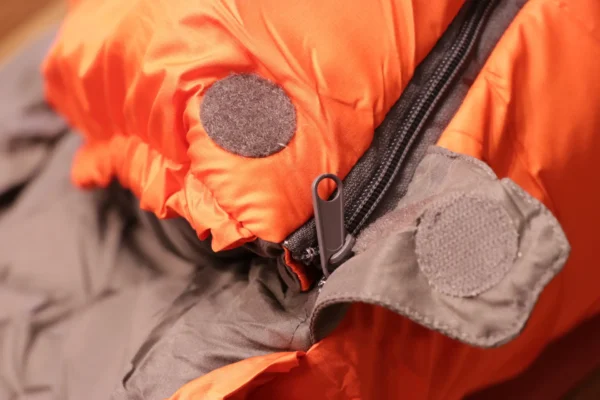 Bolsa de dormir Vortrek NITESTAR 350 naranja/gris 190+40X85cm - Imagen 3