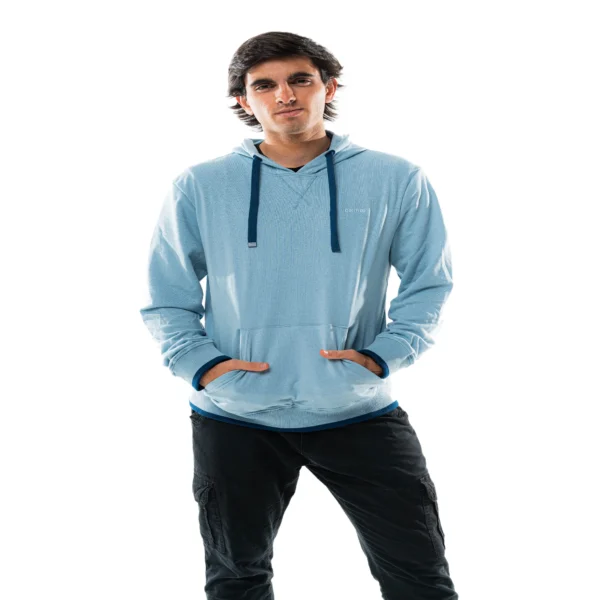 Buzo Vortrek Hombre con Capucha color Celeste 29116600 - Imagen 6