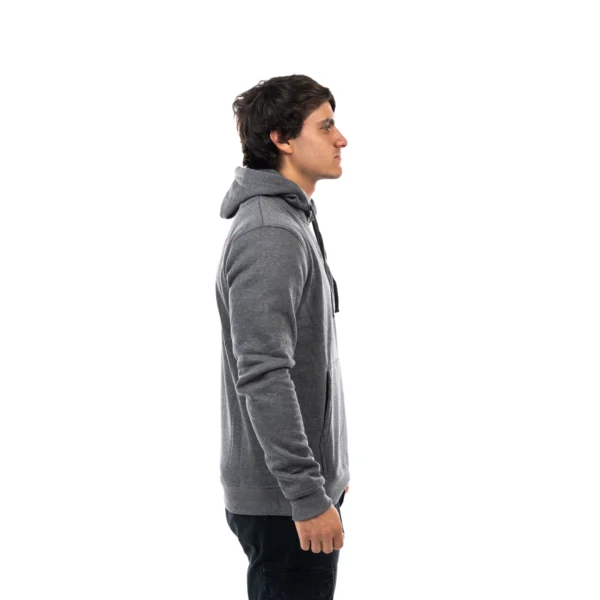 Buzo Vortrek Hombre con Capucha color Gris melange 29117310 - Imagen 3