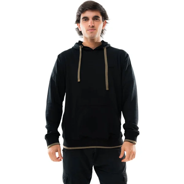 Buzo Vortrek Hombre con Capucha color Negro 29116600 - Imagen 6