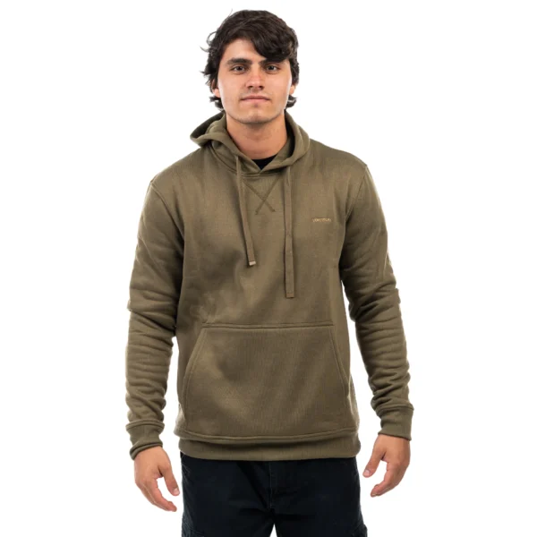 Buzo Vortrek Hombre con Capucha color Verde Militar 29117310 - Imagen 6
