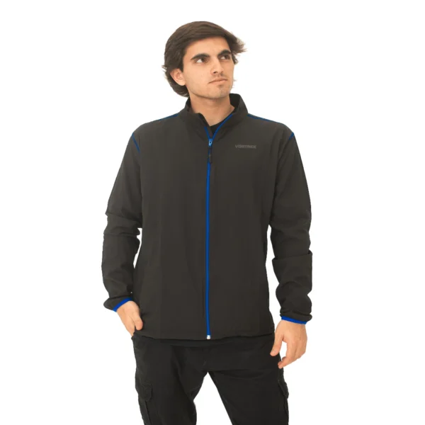 Campera deportiva Vortrek Hombre CHARVIN color Negro-Azul - Imagen 2