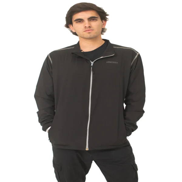 Campera deportiva Vortrek Hombre CHARVIN color Negro-Gris - Imagen 6