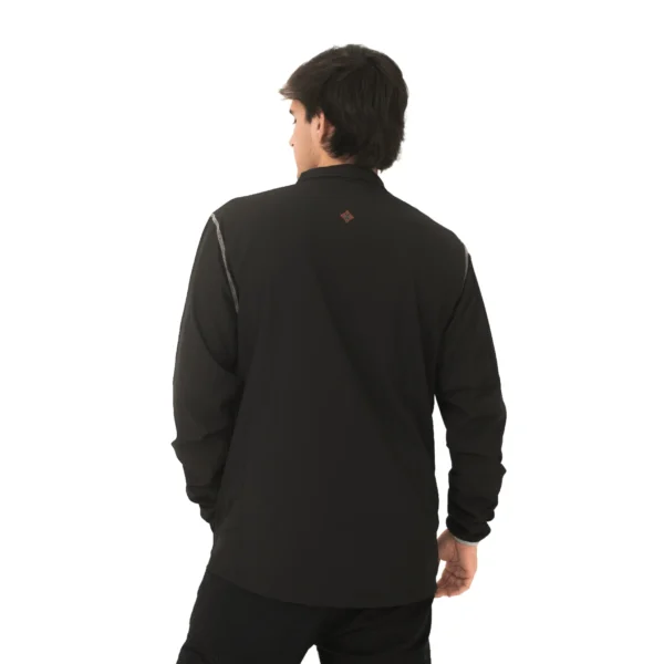 Campera deportiva Vortrek Hombre CHARVIN color Negro-Gris - Imagen 3