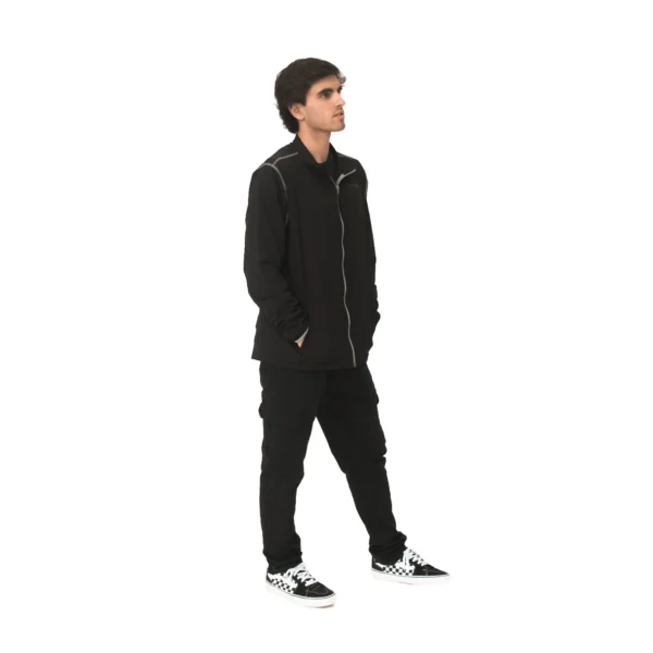 Campera deportiva Vortrek Hombre CHARVIN color Negro-Gris - Imagen 4