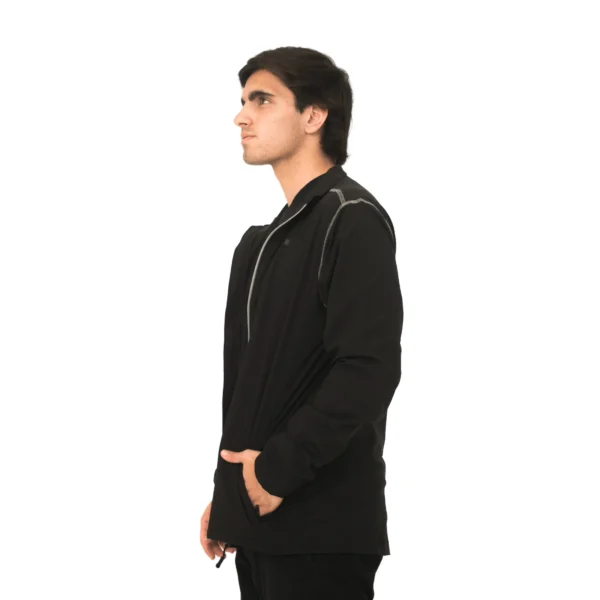 Campera deportiva Vortrek Hombre CHARVIN color Negro-Gris - Imagen 5
