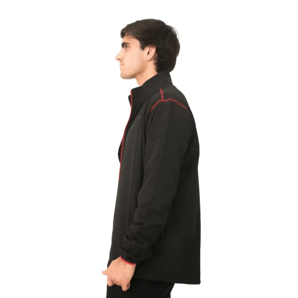 Campera deportiva Vortrek Hombre CHARVIN color Negro-Rojo - Imagen 3