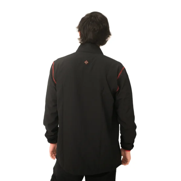 Campera deportiva Vortrek Hombre CHARVIN color Negro-Rojo - Imagen 4