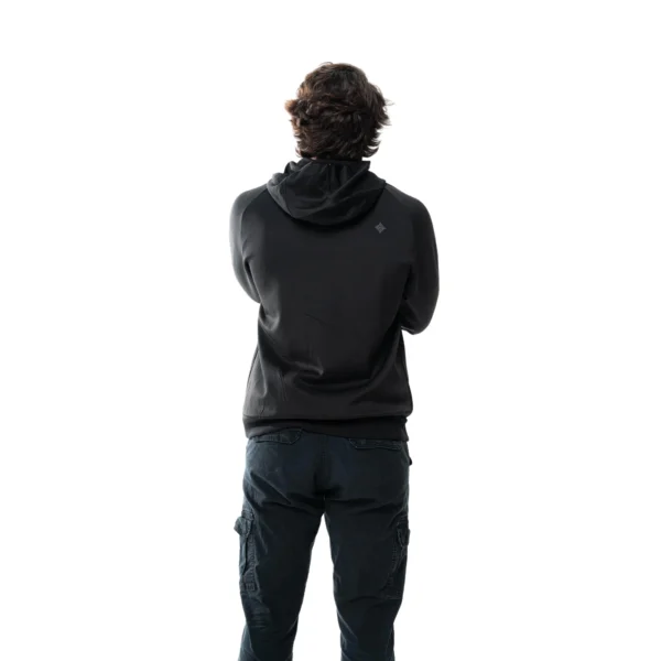 Campera deportiva Vortrek Hombre con capucha color Negro 29117427 - Imagen 4