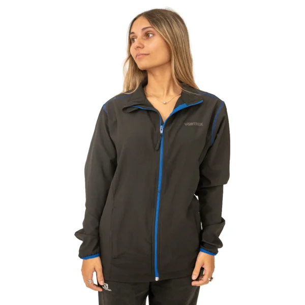 Campera deportiva Vortrek Mujer CHARVIN color Negro-Azul - Imagen 6