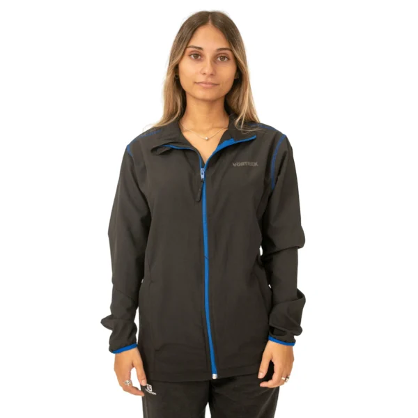 Campera deportiva Vortrek Mujer CHARVIN color Negro-Azul - Imagen 2