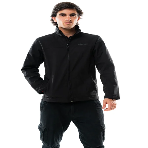 Campera VORTREK CASCADE softshell liviano hombre color negro - Imagen 6