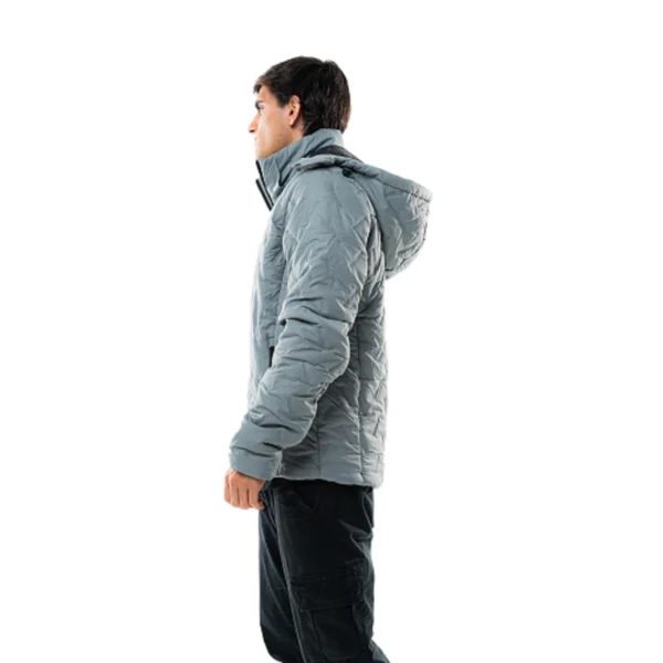 Campera Vortrek Hombre 21117853 Relleno sintetico Capucha desmontable color Gris - Imagen 2