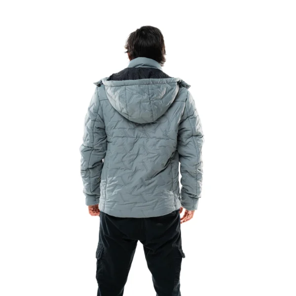 Campera Vortrek Hombre 21117853 Relleno sintetico Capucha desmontable color Gris - Imagen 4