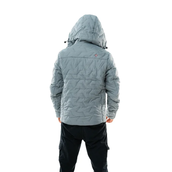 Campera Vortrek Hombre 21117853 Relleno sintetico Capucha desmontable color Gris - Imagen 5