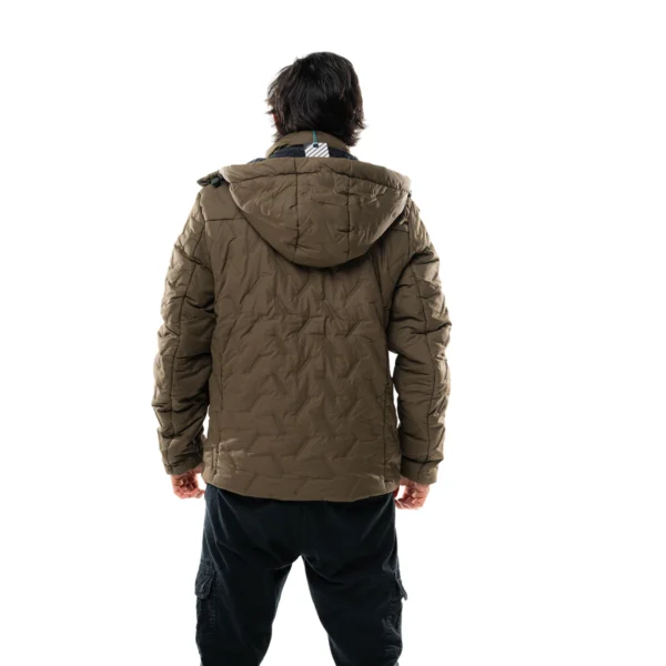 Campera Vortrek Hombre 21117853 Relleno sintetico Capucha desmontable color Verde Militar - Imagen 4