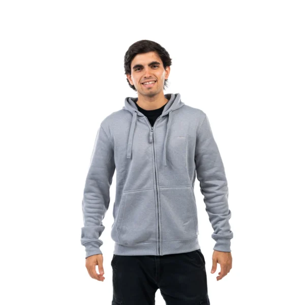 Campera Vortrek Hombre de Friza color Gris melange 29117301 - Imagen 6
