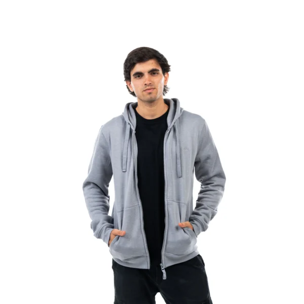 Campera Vortrek Hombre de Friza color Gris melange 29117301 - Imagen 4