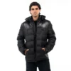Campera Vortrek Hombre Puffer con Capucha color Negro opaco-Negro brillante 21117612 - Imagen 6