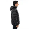 Campera Vortrek Hombre Puffer con Capucha color Negro opaco-Negro brillante 21117612 - Imagen 2