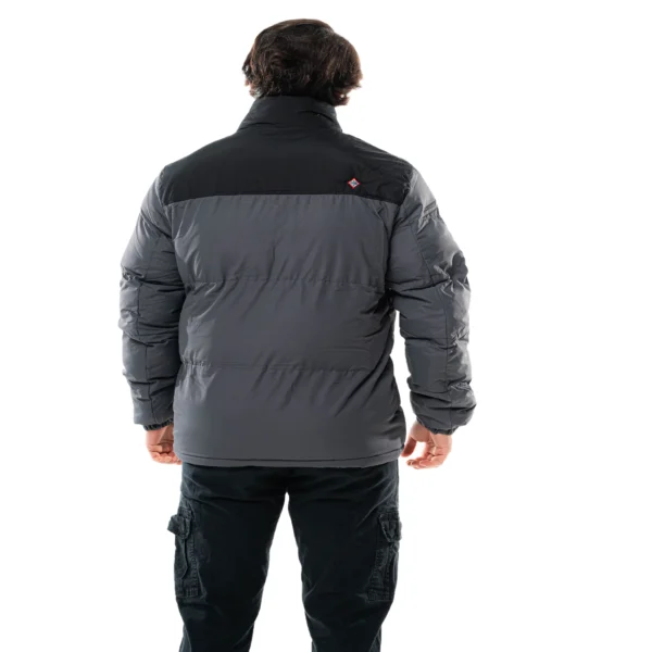 Campera Vortrek Hombre Puffer dos colores Negro-Gris 21117610 - Imagen 5