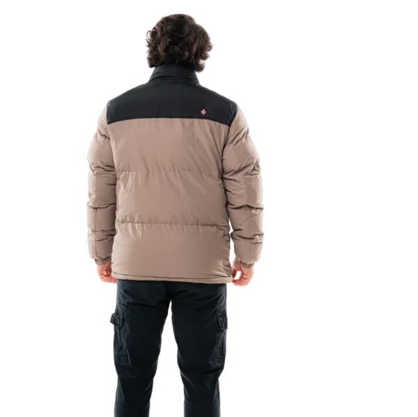 Campera Vortrek Hombre Puffer dos colores Negro-Marron claro 21117610 - Imagen 5