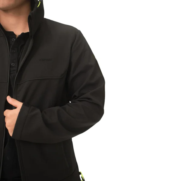 Campera Vortrek Hombre SOFTSHELL 29117224 con Capucha color Negro - Imagen 5