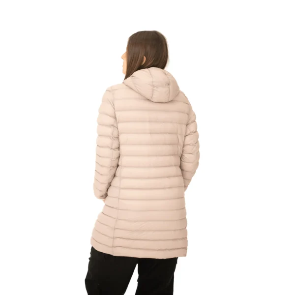 Campera Vortrek Mujer 21217531 Larga con Capucha Poliamida color Arena - Imagen 5