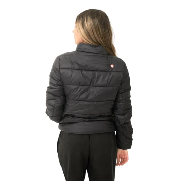 Campera Vortrek Mujer 21217643 Puffer Poliamida y corderito color Negro - Imagen 4