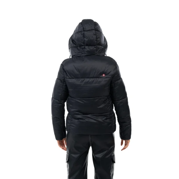 Campera Vortrek Mujer Puffer con Capucha color Negro 21217701 - Imagen 5
