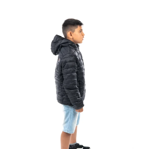 Campera Vortrek Niño/a Poliamida y corderito con Capucha color Negro 21417421 - Imagen 3
