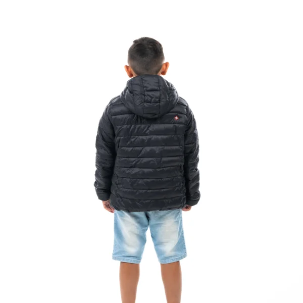 Campera Vortrek Niño/a Poliamida y corderito con Capucha color Negro 21417421 - Imagen 4