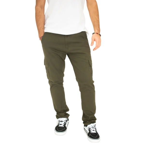 Pantalon cargo Vortrek A4118403 color Verde - Imagen 6