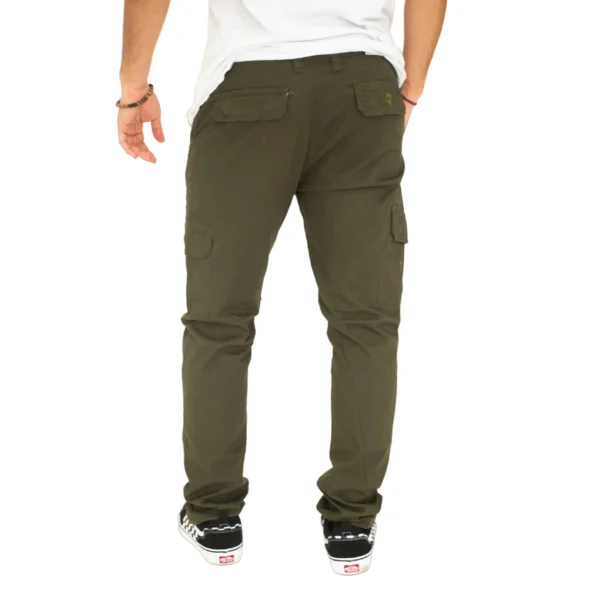 Pantalon cargo Vortrek A4118403 color Verde - Imagen 3