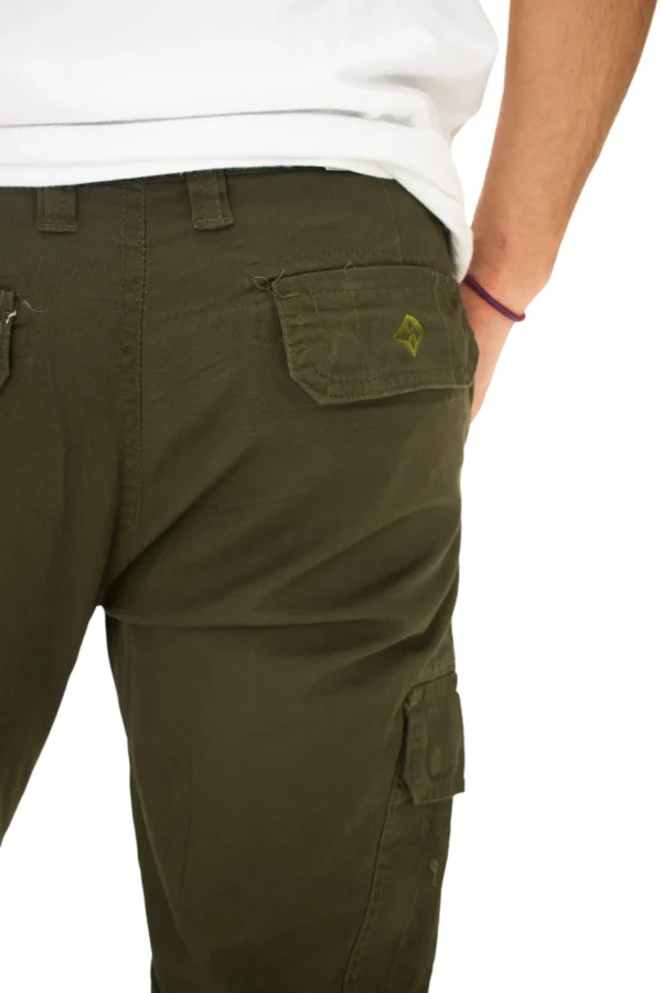 Pantalon cargo Vortrek A4118403 color Verde - Imagen 5