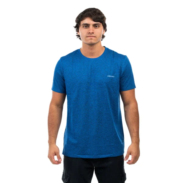 Remera VORTREK 11116004 hombre manga corta color azul
