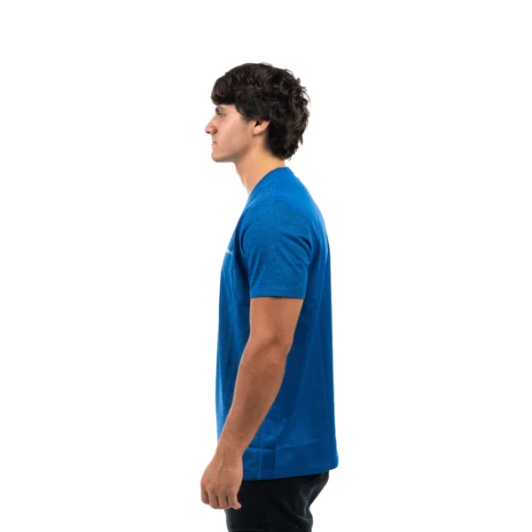 Remera VORTREK 11116004 hombre manga corta color azul - Imagen 2