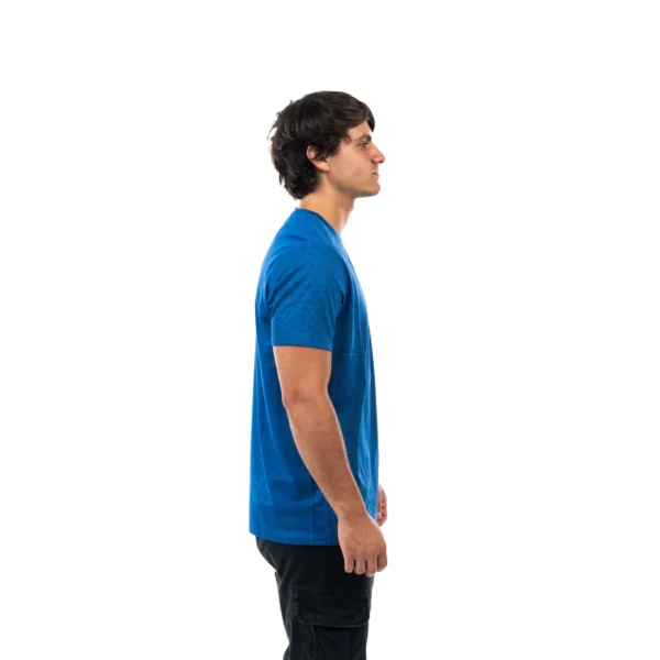 Remera VORTREK 11116004 hombre manga corta color azul - Imagen 3