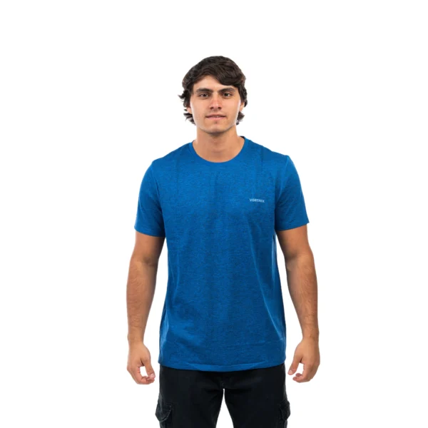 Remera VORTREK 11116004 hombre manga corta color azul - Imagen 4