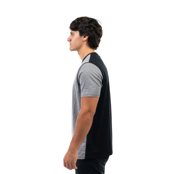 Remera VORTREK 11116004 hombre manga corta color negro - Imagen 2