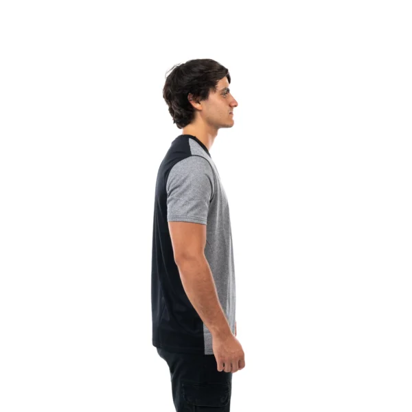 Remera VORTREK 11116004 hombre manga corta color negro - Imagen 3