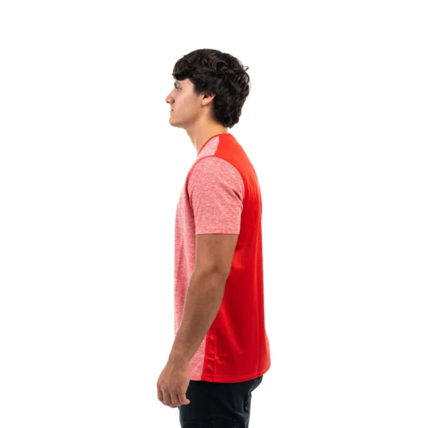 Remera VORTREK 11116004 hombre manga corta color rojo - Imagen 2