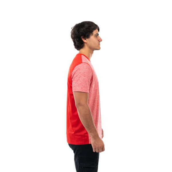 Remera VORTREK 11116004 hombre manga corta color rojo - Imagen 3