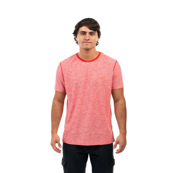 Remera VORTREK 11116004 hombre manga corta color rojo - Imagen 4
