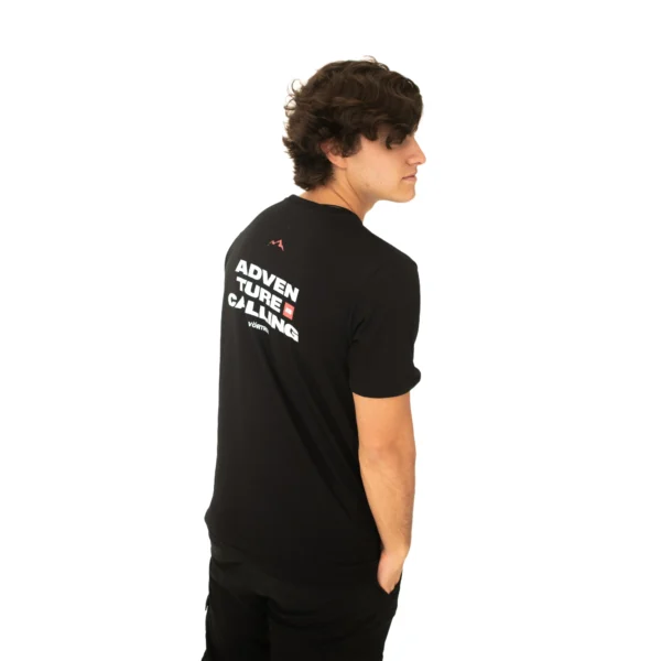 Remera VORTREK COTTON BLACK ADVENTURE m/c hombre color negro - Imagen 4